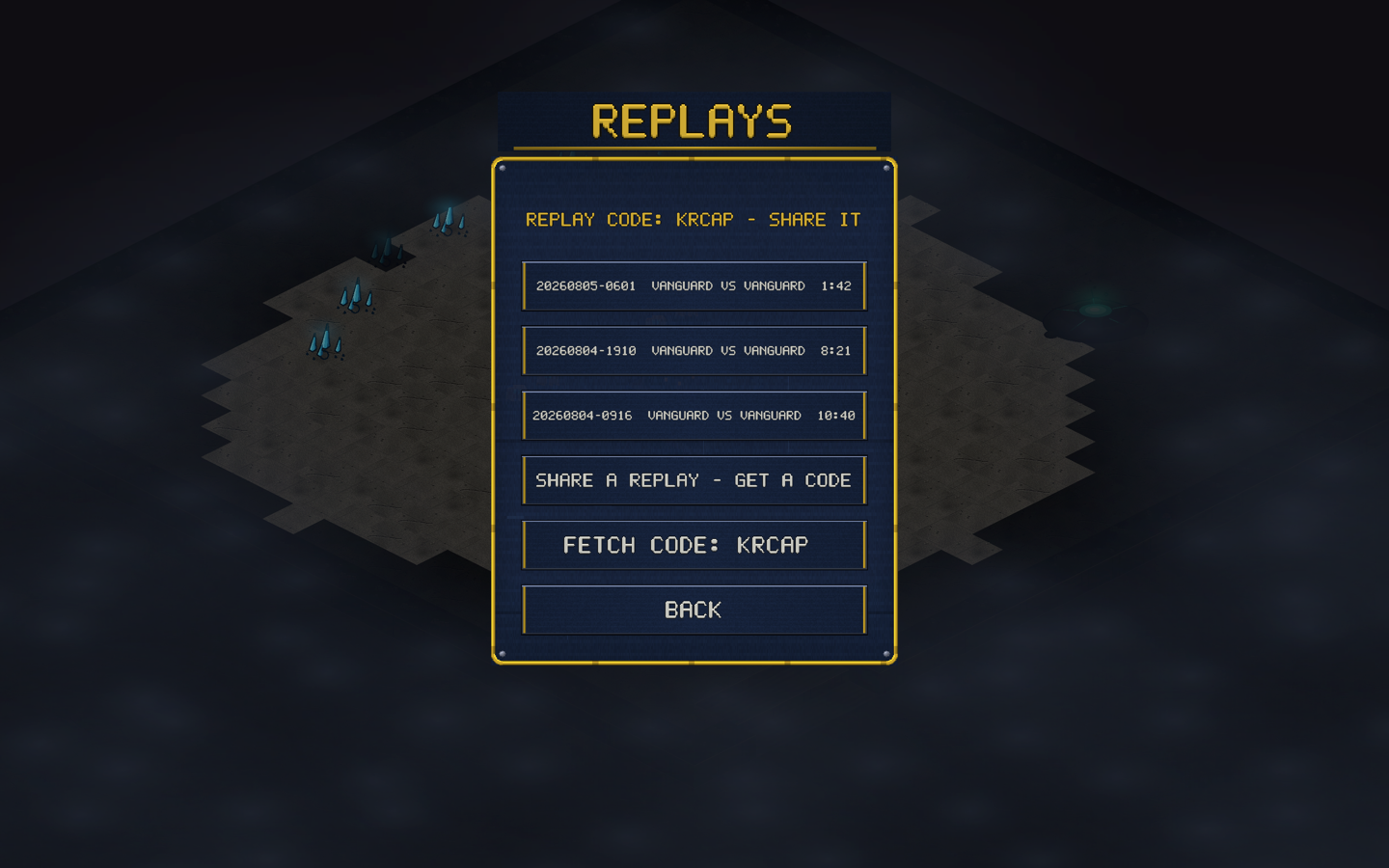 Replay sharing