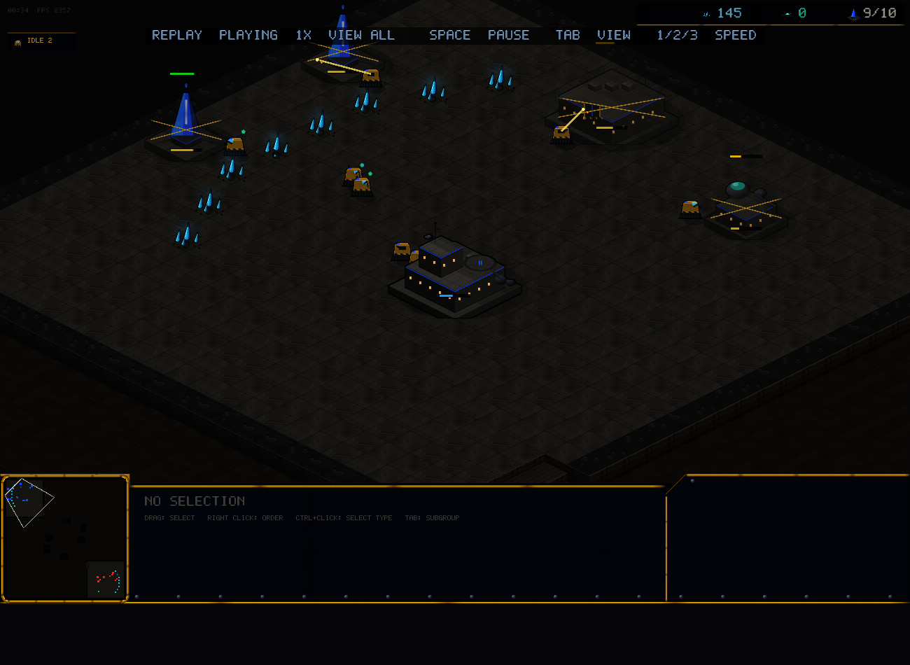 A shared replay playing in the browser